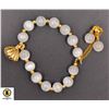 Image 1 : #108-NATURAL OPAL CATE EYE (SHELL) BRACELET
