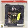 Image 1 : BLUE HI-VIS WORK SHIRT,SIZE SMALL