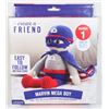 Image 1 : NEW CREATE A FRIEND MARVIN MEGA BOY CROCHET KIT