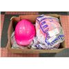 Image 1 : BOX OF 9 NEW NORTH PINK HARDHATS