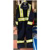 Image 1 : NEW BLUE SIZE 46R COVERALLS WITH REFLECTIVE STRIP