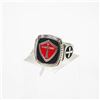 Image 1 : KNIGHTS TEMPLAR MENS RING 316L STAINLESS STEEL