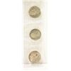 Image 2 : CANADIAN 1964/65/66 SILVER 50 CENT COINS- SET OF