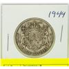 Image 1 : 1944 CANADIAN SILVER HALF DOLLAR