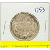 Image 1 : 1953 CANADIAN SILVER HALF DOLLAR