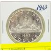 Image 1 : 1963 CANADIAN SILVER DOLLAR