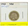 Image 1 : 1943 NFLD KING GEORGE SILVER TEN CENT