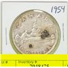 Image 1 : 1954 CANADIAN SILVER DOLLAR