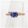 Image 1 : BRAND NEW CUSTOM MADE 10K ROSE GOLD TANZANITE AND