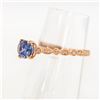Image 2 : BRAND NEW CUSTOM MADE 10K ROSE GOLD TANZANITE AND