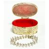 DECORATIVE JEWELRY BOX WITH .925 SILVER