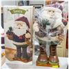 Image 1 : STANDING SANTA 2.5 FEET TALL AND BOX