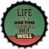 Image 1 : NEW BOTTLE CAP RETRO METAL WALL ART BY FAVO
