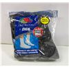Image 1 : BLACK CREW SOCKS,SIZE 12-16,6-PACK,FRUIT OF THE