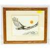 Image 1 : FRAMED 1992 TENNY WHITFIELD "SOARING FREEDOM"