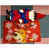 Image 1 : FRONT DOOR XMAS MAT & APPROX 2FT LARGE ELF