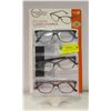 Image 1 : FOSTER GRANT LADIES READING GLASSES 3 PACK +1.25