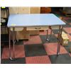 Image 1 : RETRO ARBORITE TABLE H-29.5" W-30" L-42"