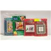 Image 1 : 4 COUNTED CROSS STITCH KITS TOGETHER-ESTATE