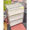 Image 1 : 3-TIER METAL FRAME CART ON WHEELS WITH 3