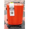 Image 1 : NEW COOLIFE 20" ORANGE HARDCASE SUITCASE - COMES