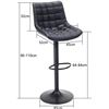 Image 2 : NEW LONXIU ADJUSTABLE HEIGHT BARSTOOL WITH