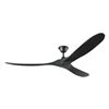 Image 1 : NEW BLACK 3 BLADE CEILING FAN