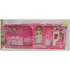 Image 1 : NEW DREAM ROOM PLAYSET - 2 ROOMS IN 1 SET W/ DOLL