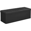 Image 1 : NEW SONGMICS LSF701  STORAGE OTTOMAN ( BLACK )