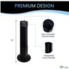 Image 2 : NEW REPACK SENVILLE OSCILATING TOWER FAN, BLACK