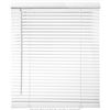 Image 1 : NEW 45" X 48" VINYL 1" MINI BLINDS GLOSS WHITE