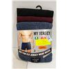 Image 1 : PACK OF 3 NEW MENS SIZE LARGE BOXER UNDERWEAR