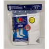 Image 1 : WHITE CREW SOCKS,SIZE 6-12,6-PACK,FRUIT OF THE