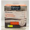 Image 1 : BROOKSTONE SIZE: KING 90 X 100 HEATED BLANKET