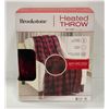 Image 1 : BROOKSTONE HEATED THROW 50 IN X 60 IN