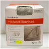 Image 1 : BROOKSTONE SIZE: QUEEN 84 X 90 HEATED BLANKET