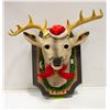 REINDEER WALL DISPLAY, SINGS AND MOVES