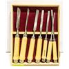 Image 1 : WOODEN HANDLED CHISEL SET