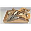 Image 1 : NICE LOT OF VINTAGE HANDSAWS ONE WITH