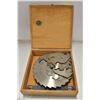Image 1 : WOODEN BOX WITH VARIOUS SAW BLADES