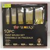 Image 1 : NEW 10PC PAINT BRUSH SET