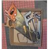 Image 1 : LOT OF ASSORTED VINTAGE SAWS FROM ESTATE