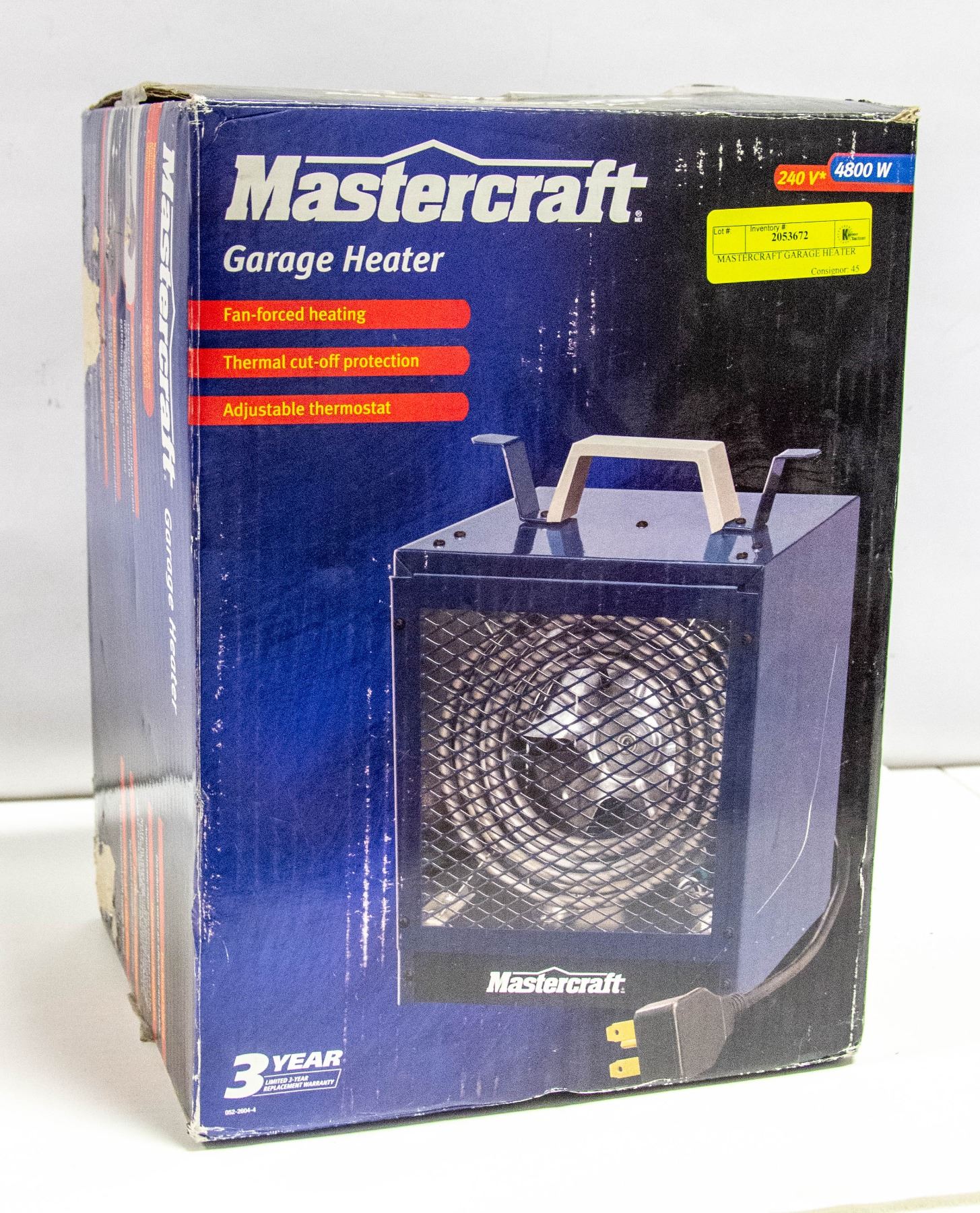 MASTERCRAFT GARAGE HEATER