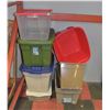 1396  LOT OF VARIOUS STORAGE TOTES