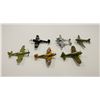 Image 1 : BAG OF ASSORTED METAL WAR PLANE COLLECTIBLES