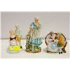 Image 1 : LOT OF 3 ORNATE FIGURINES - 1 MADE IN JAPAN