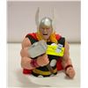Image 1 : THOR PLASTIC COIN BANK APPROX 6" HIGH