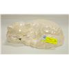 Image 1 : PEARLESCENT SLEEPING CAT DECOR APPROX 8"