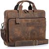 Image 1 : NEW KOMAL VINTAGE LEATHER BRIEFCASE SATCHEL
