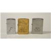 Image 1 : LOT OF 3 ESTATE ZIPPO STYLE LIGHTERS